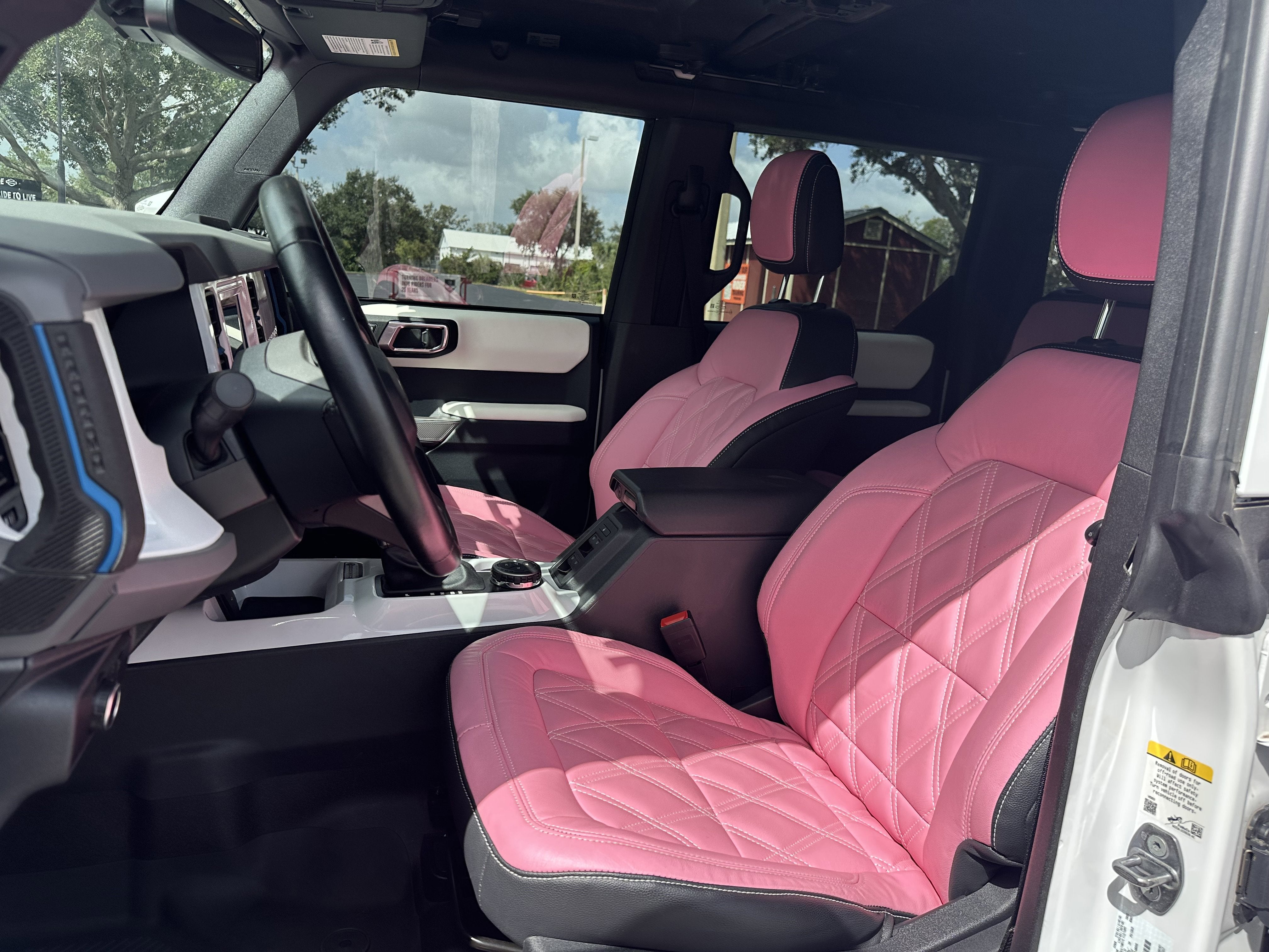 2023 Ford Bronco BLACK DIAMOND, PINK WRAP