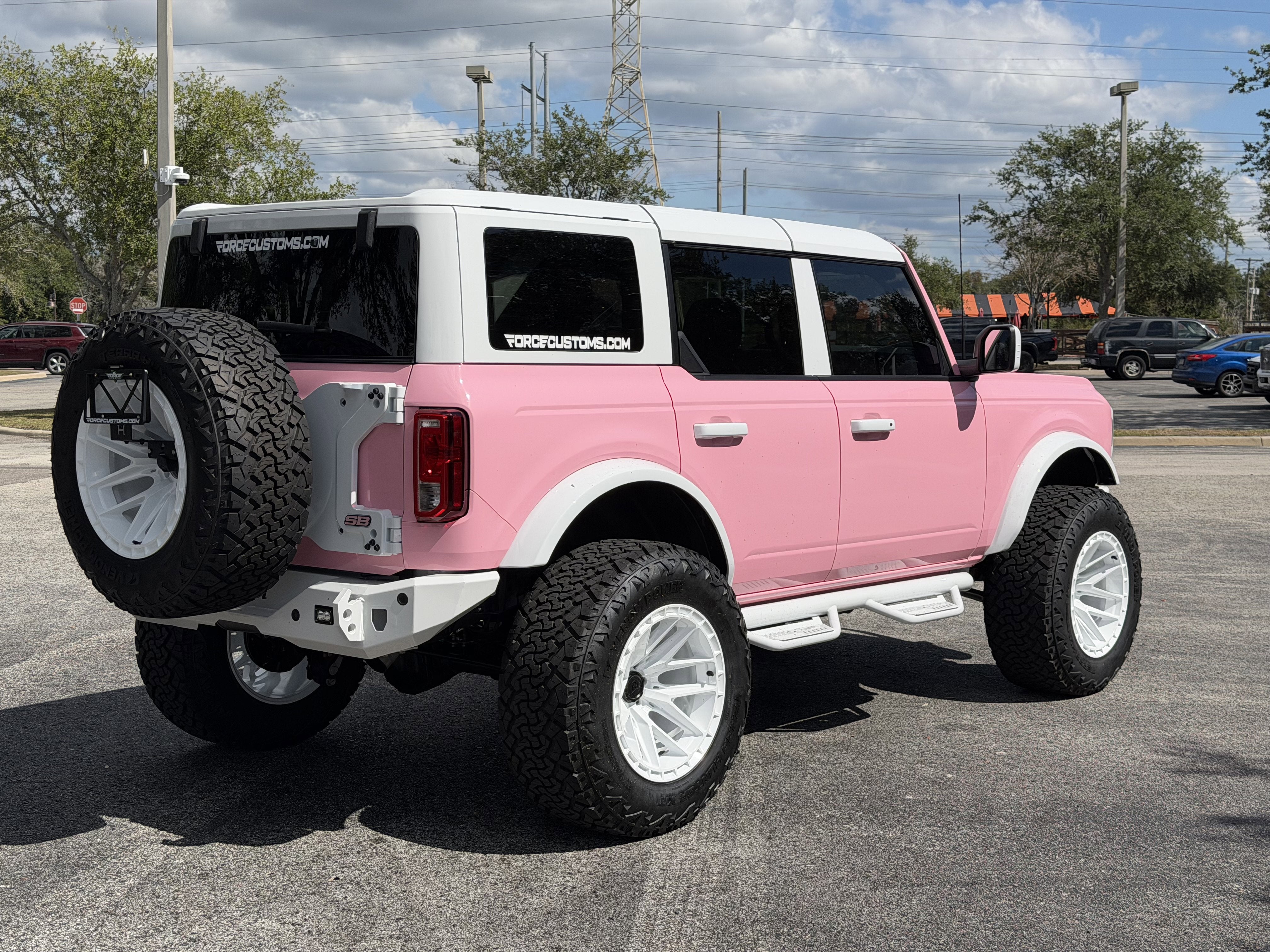 2023 Ford Bronco BLACK DIAMOND, PINK WRAP