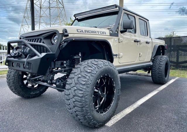 image of a Jeep with custom color