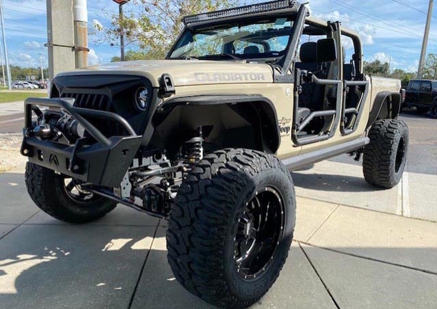 image of a Jeep with custom color