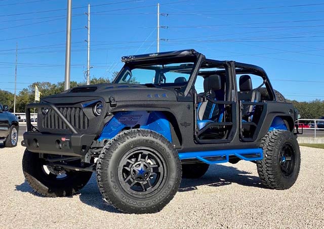 image of a Jeep with custom color