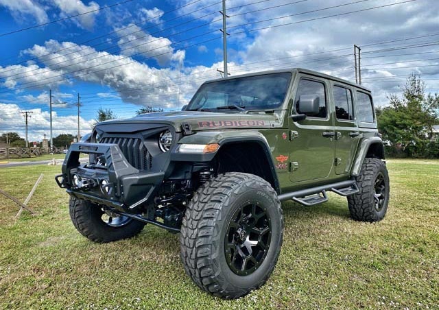 image of a Jeep with custom color