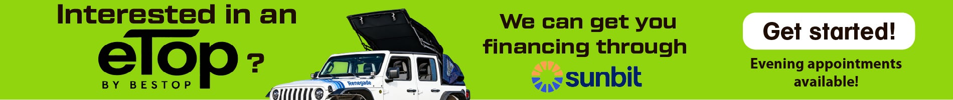 FORCE Customs offers financing options on eTop products